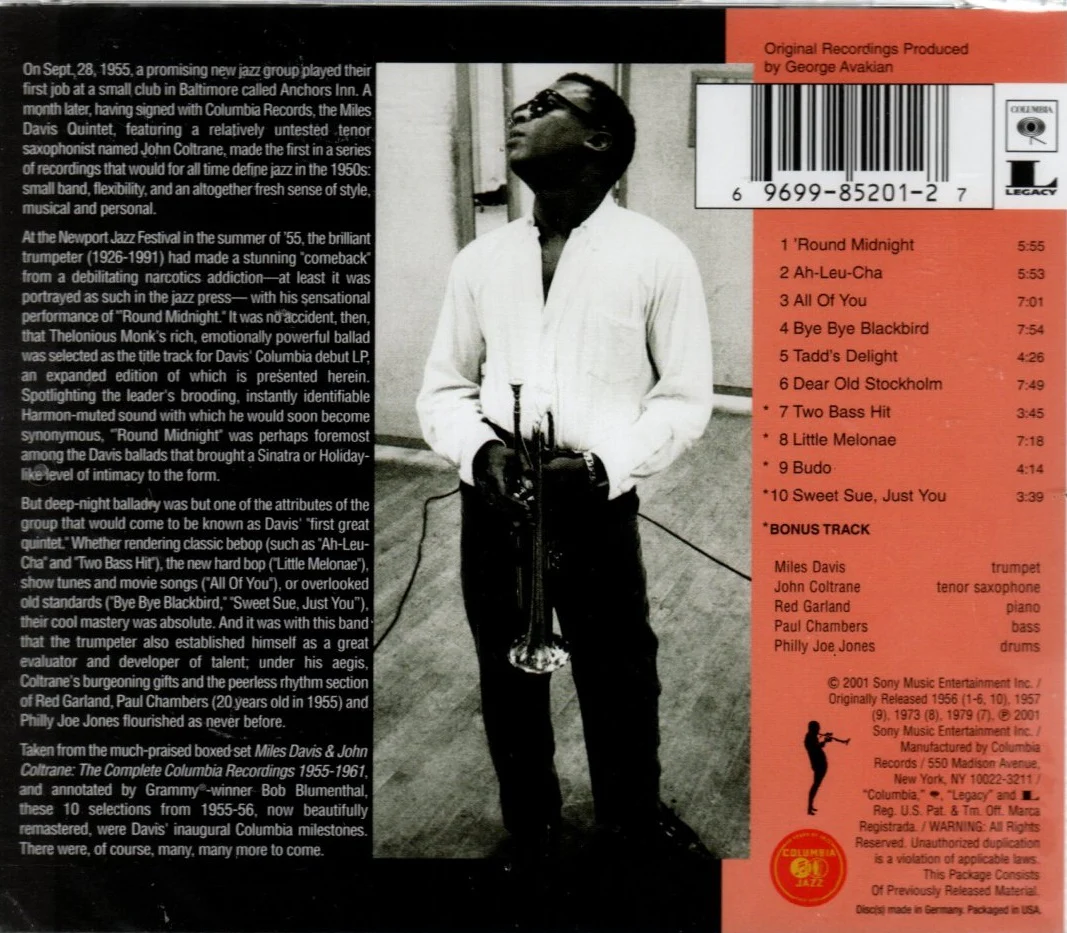 CD Miles Davis – 'Round About Midnight - Image 2
