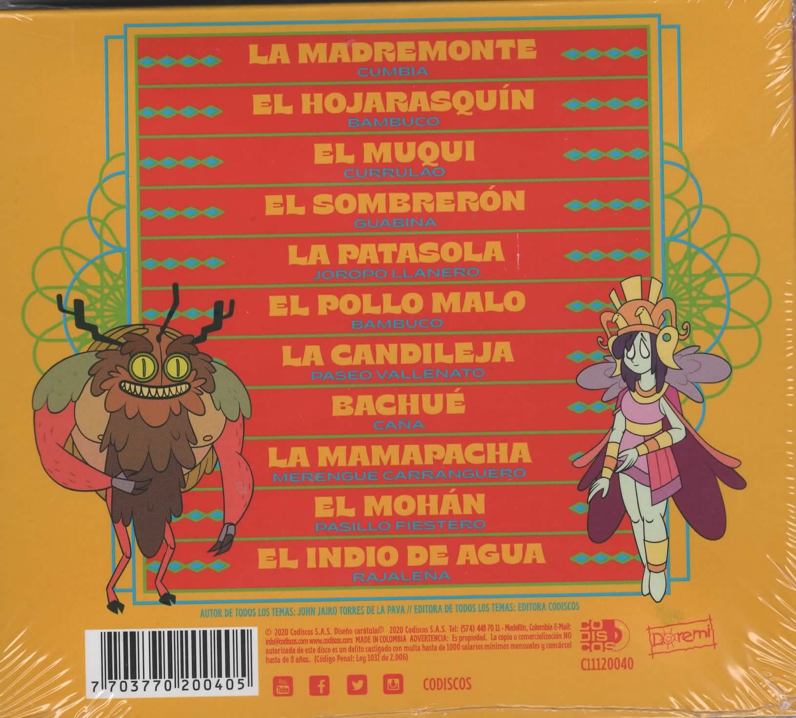 CD Mitos Leyendas Mundo Canticuentos - Jhon Jairo Torres - Image 2