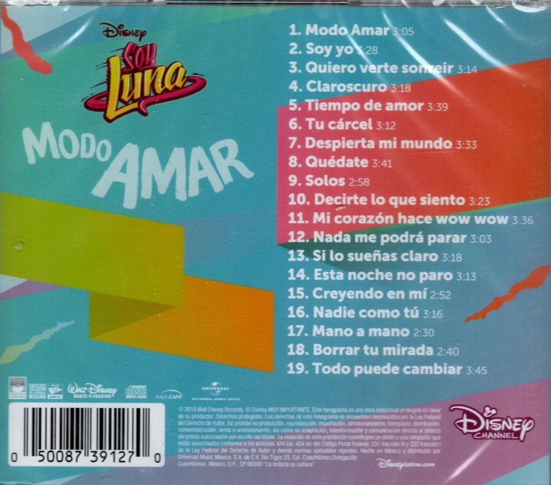CD Soy Luna - Modo Amar - Image 2