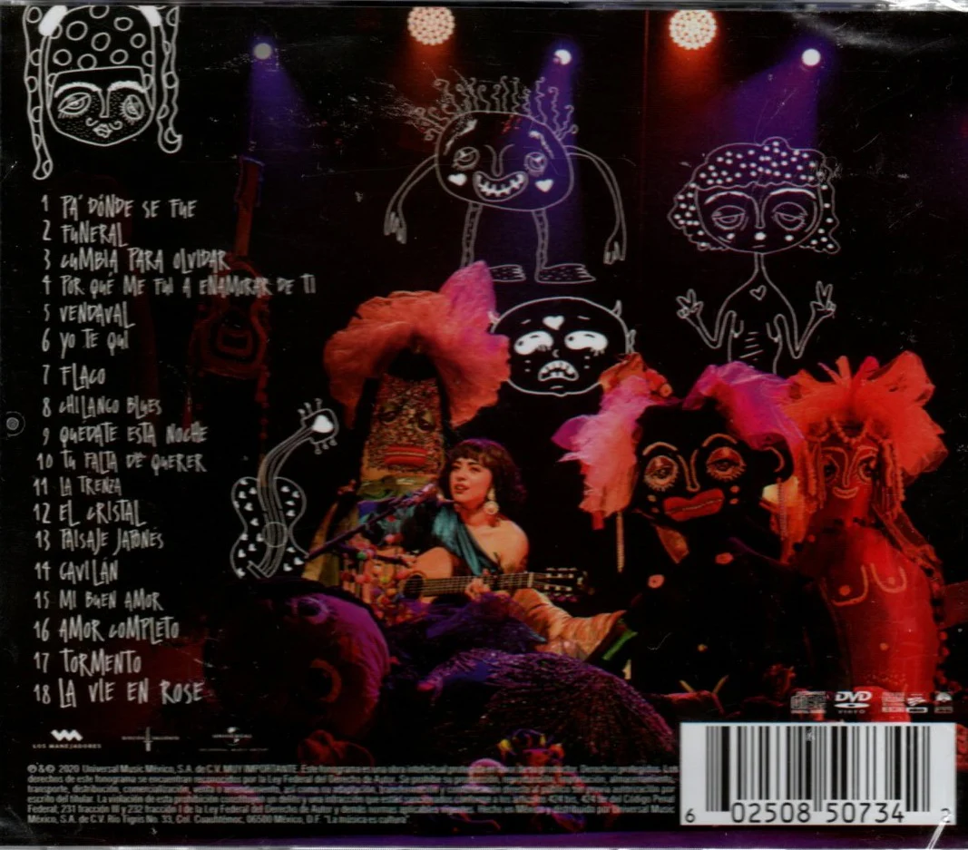 CD+DVD  Mon Laferte ‎– Sola Con Mis Monstruos - En Vivo - Image 2
