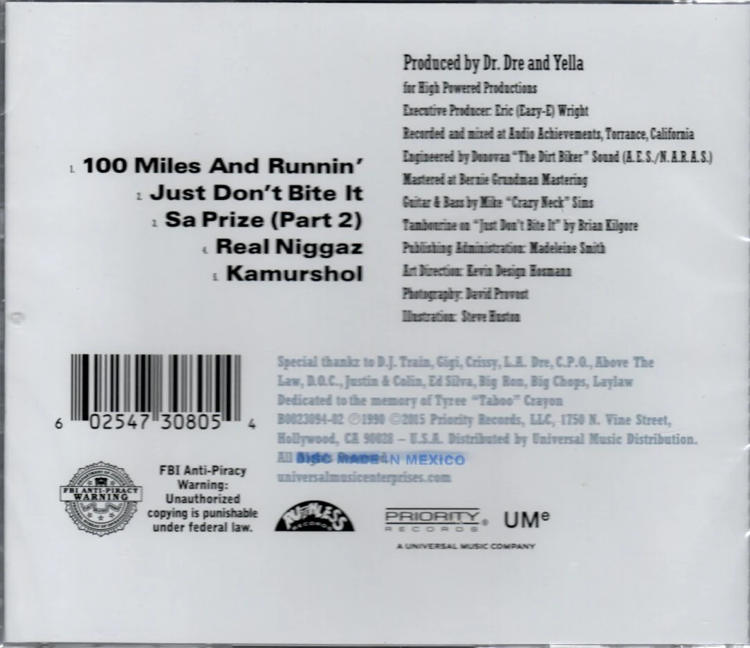 CD N.W.A. – 100 Miles And Runnin' - Image 2
