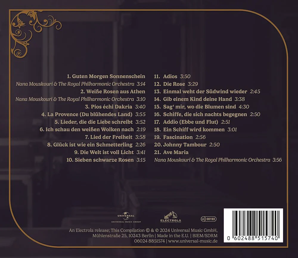 CD Nana Mouskouri – Happy Birthday, Nana - Image 2