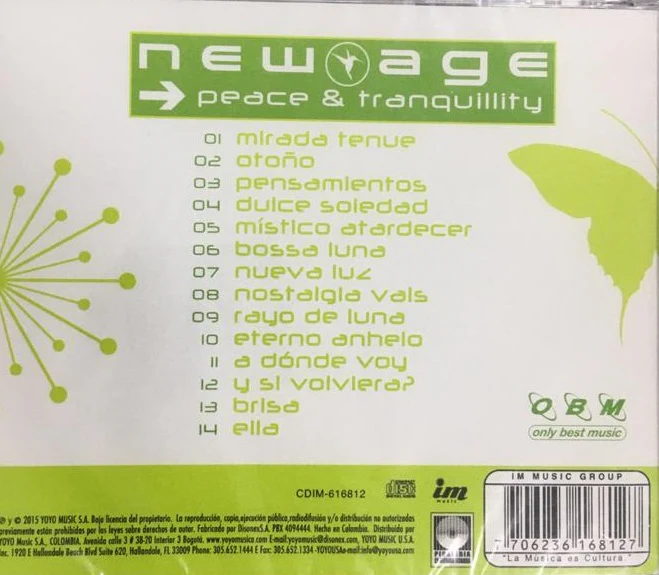 CD New Age - Peace & Tranquility - Image 2