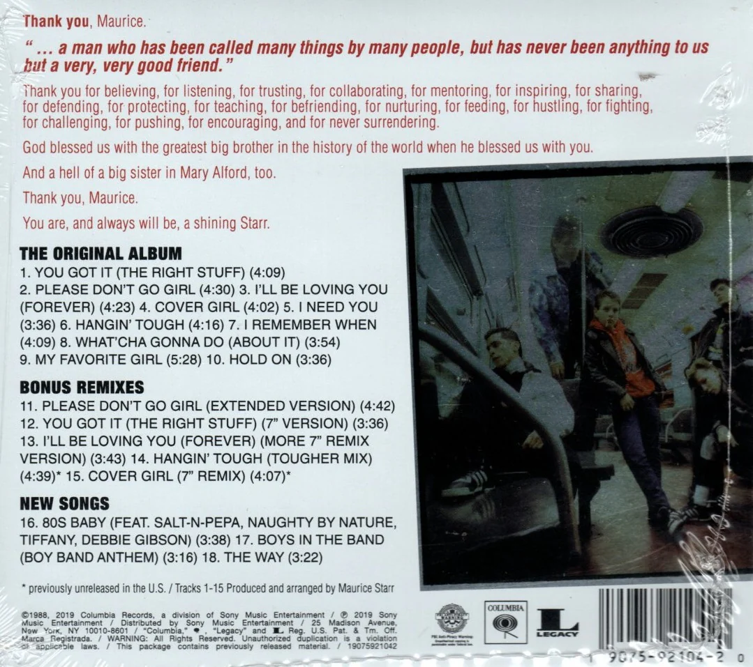 CD New Kids On The Block – Hangin' Tough - Image 2