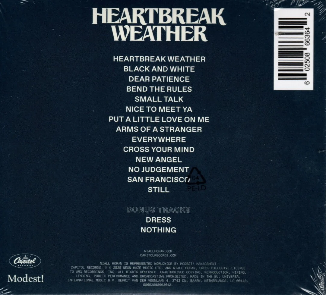 CD Niall Horan – Heartbreak Weather - Image 2