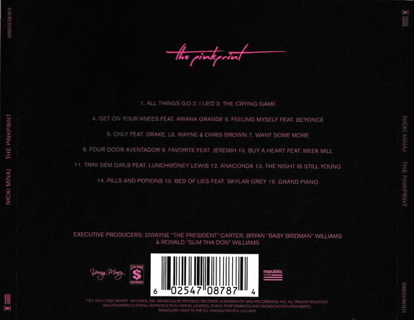 CD Nicki Minaj ‎– The Pinkprint - Image 2