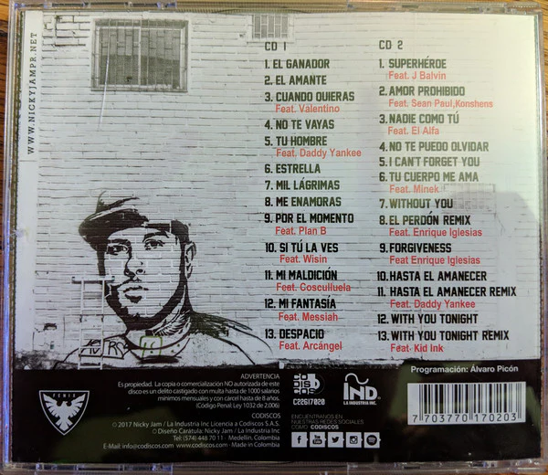 CDX2 Nicky Jam ‎– Fenix - Image 2