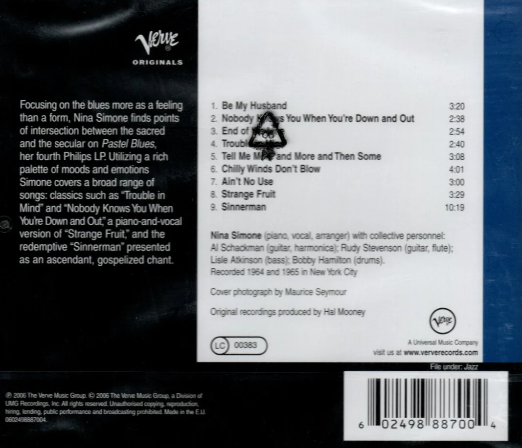 CD Nina Simone – Pastel Blues - Image 2