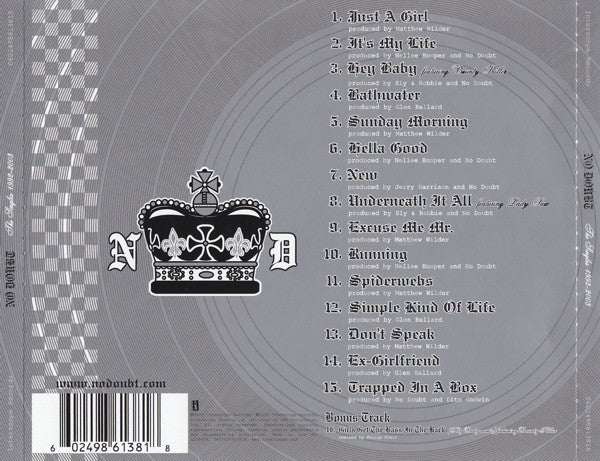 CD No Doubt – The Singles 1992 - 2003 - Image 2