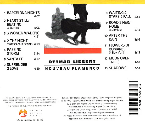CD Ottmar Liebert – Nouveau Flamenco - Image 2