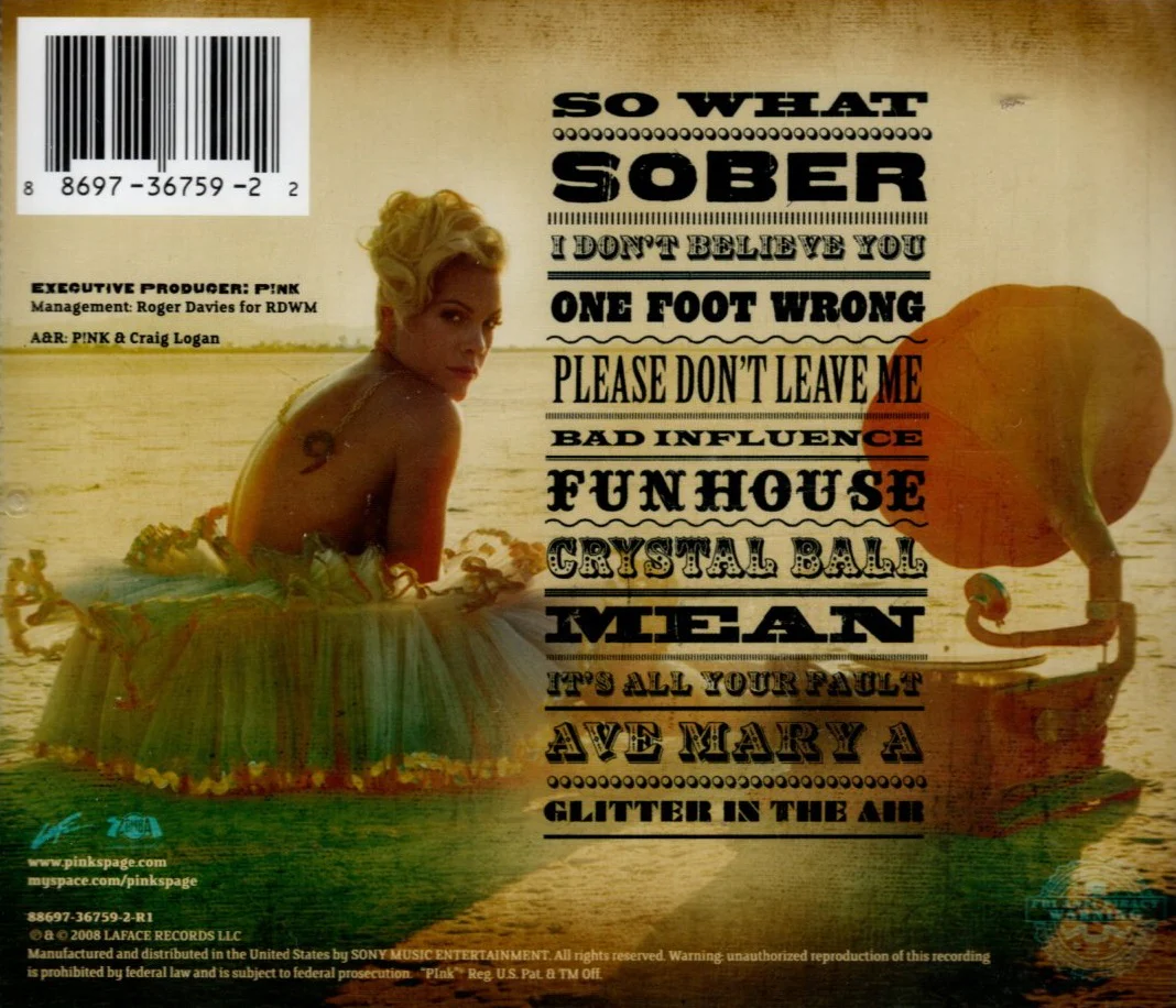 CD P!NK – Funhouse - Image 2