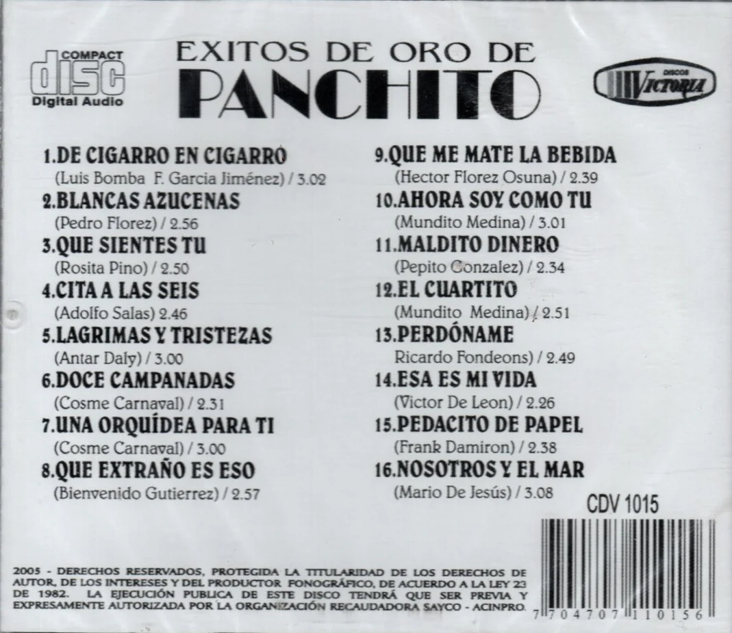 CD Pachito - 16 Éxitos De Oro - Image 2