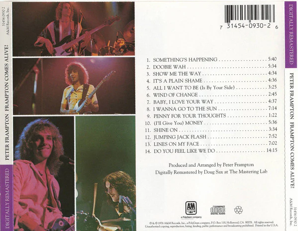 CD Peter Frampton – Frampton Comes Alive! - Image 2