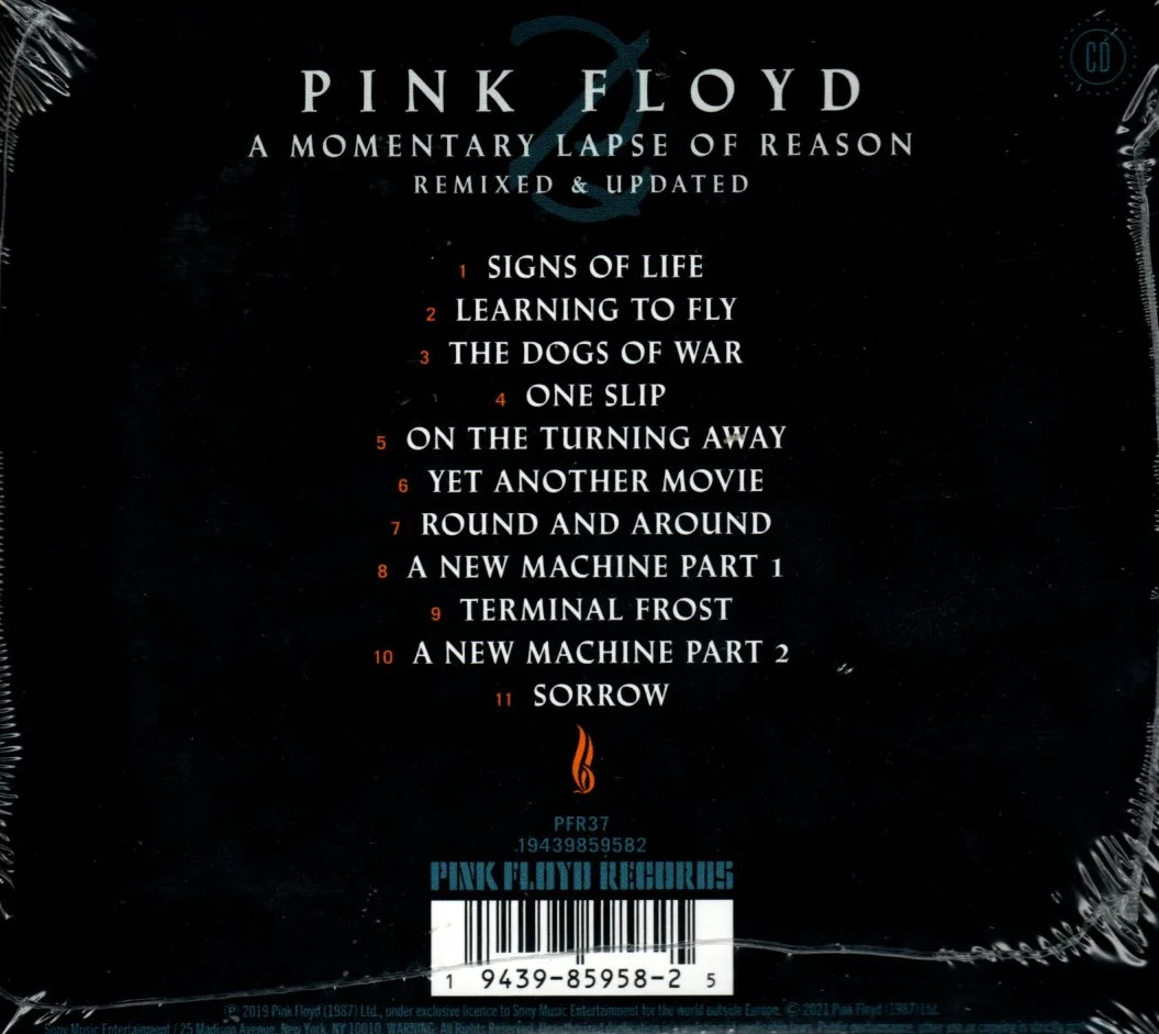 CD Pink Floyd – A Momentary Lapse Of Reason - Image 2