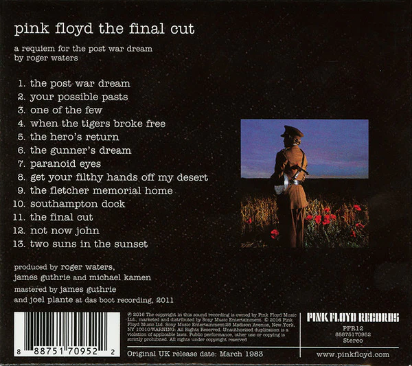 CD Pink Floyd – The Final Cut - Image 2