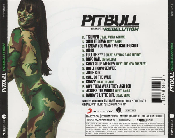 CD Pitbull – Rebelution - Image 2