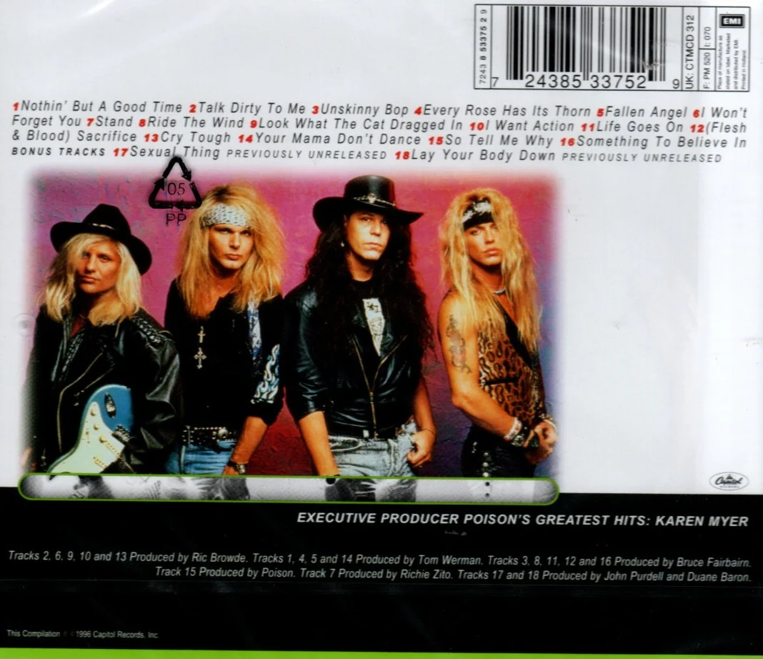CD Poison  ‎– Poison's Greatest Hits 1986-1996 - Image 2