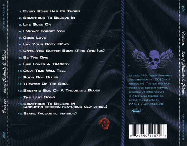 CD Poison – Best Of Ballads & Blues - Image 2
