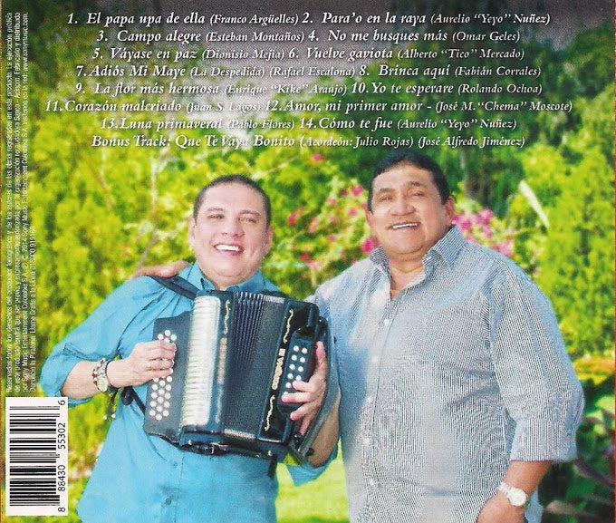 CD Poncho Zuleta Y Cocha Molina - Para'o En La Raya - Image 2