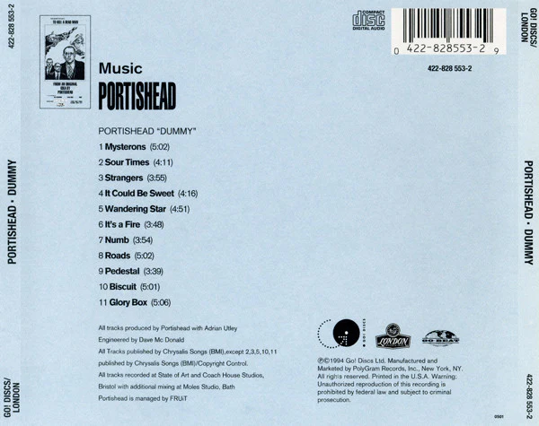 CD Portishead – Dummy - Image 2