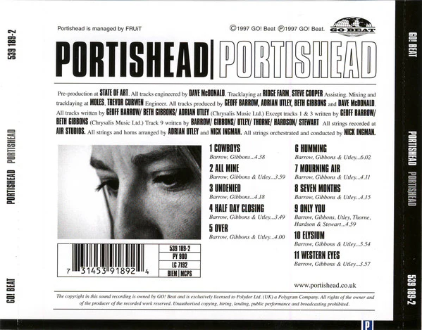 CD Portishead – Portishead - Image 2