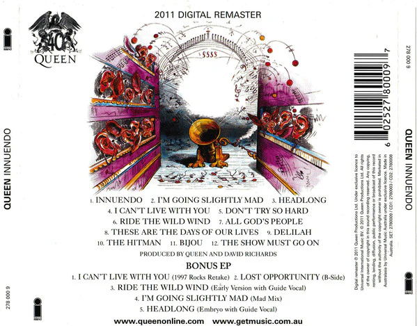 CDX2 Queen ‎– Innuendo - Image 2