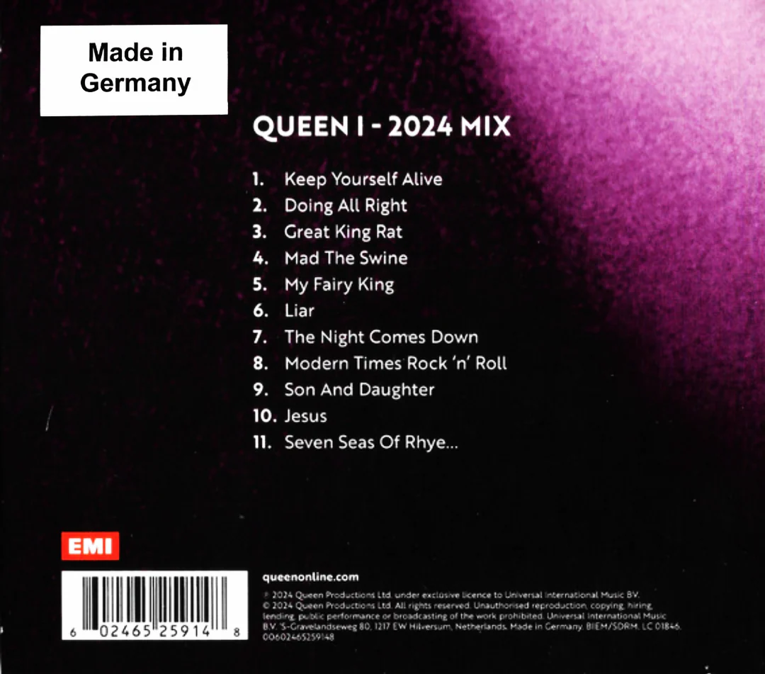 CD Queen – Queen I - Image 2