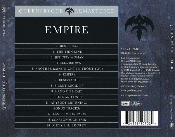 CD Queensrÿche – Empire - Image 2