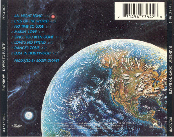 CD Rainbow – Down To Earth - Image 2
