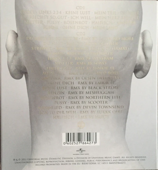 CD X2 Rammstein – Made In Germany 1995-2011 - Image 2