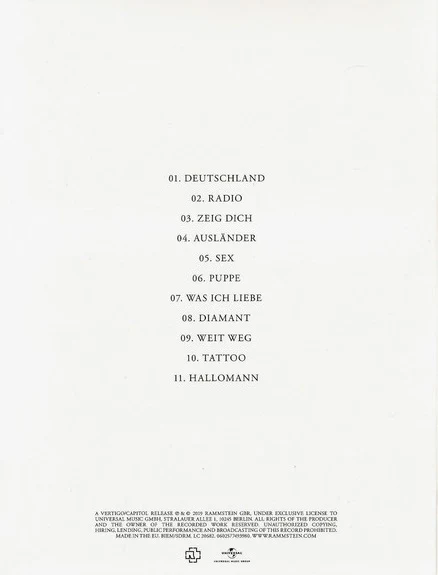 CD Rammstein – Untitled ( Special Edition ) - Image 2
