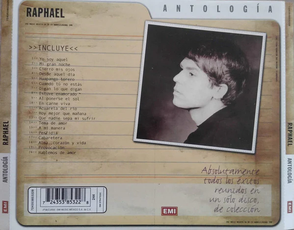 CD Raphael - Antología - Image 2