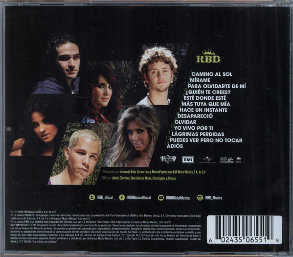 CD RBD – Para Olvidarte De Mí - Image 2