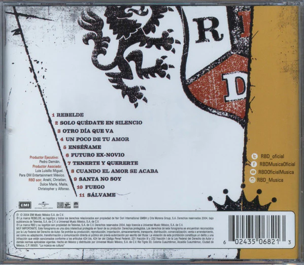 CD RBD ‎– Rebelde - Image 2