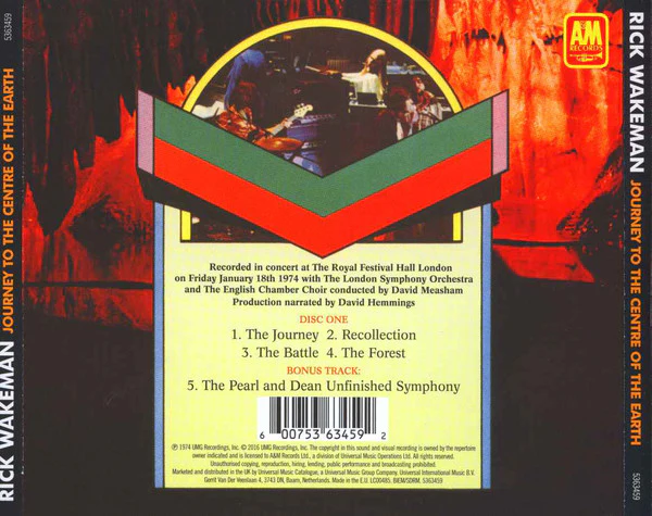 CD Rick Wakeman – Journey To The Centre Of The Earth - Image 2