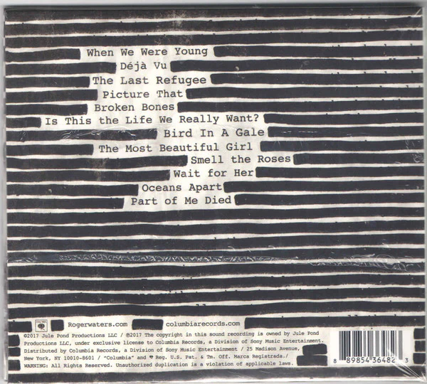 CD Roger Waters ‎– Is This The Life We Really Want? - Image 2
