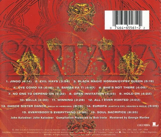 CD Santana – The Best Of - Image 2