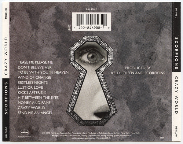 CD Scorpions ‎– Crazy World - Image 2