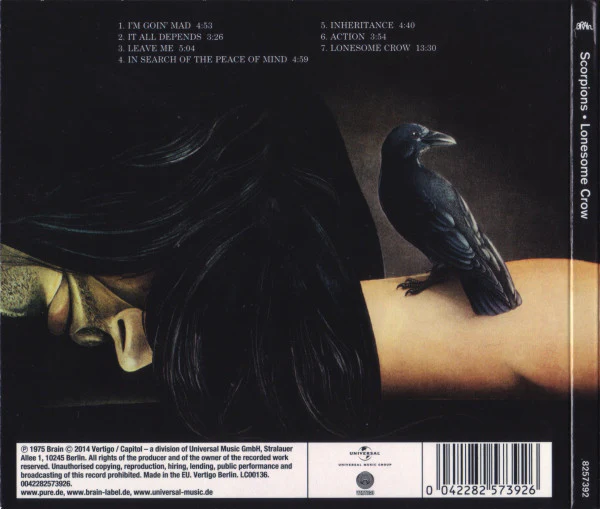 CD Scorpions – Lonesome Crow - Image 2