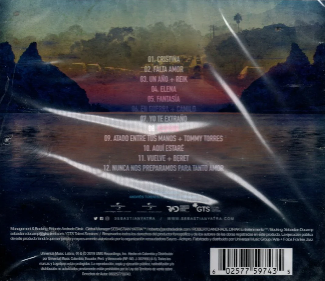 CD Sebastián Yatra - Fantasía - Image 2