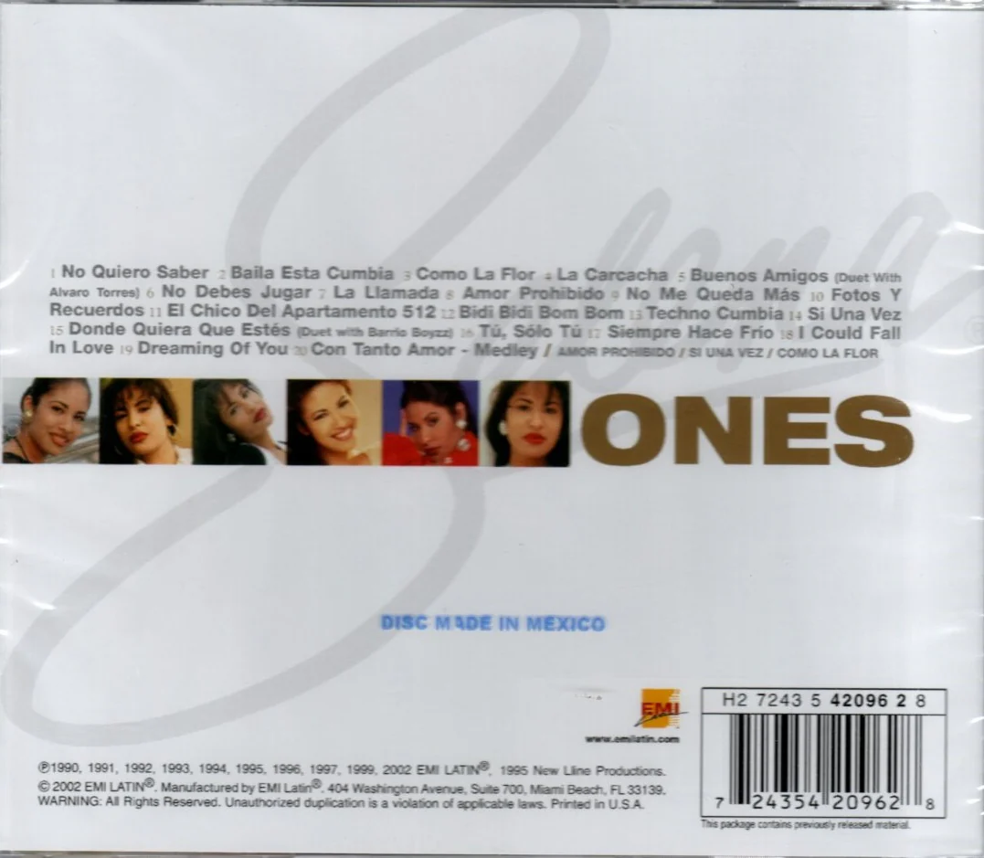 CD Selena – Ones - Image 2