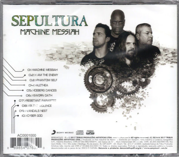 CD Sepultura ‎– Machine Messiah - Image 2