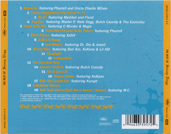 CD Snoop Dogg – The Best Of Snoop Dogg - Image 2
