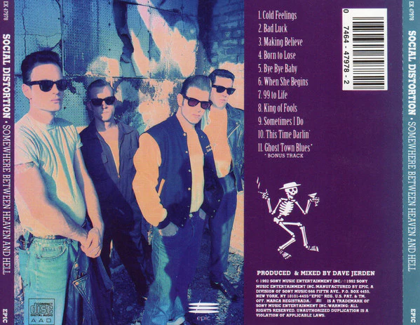 CD Social Distortion – Somewhere Between Heaven And Hell - Image 2