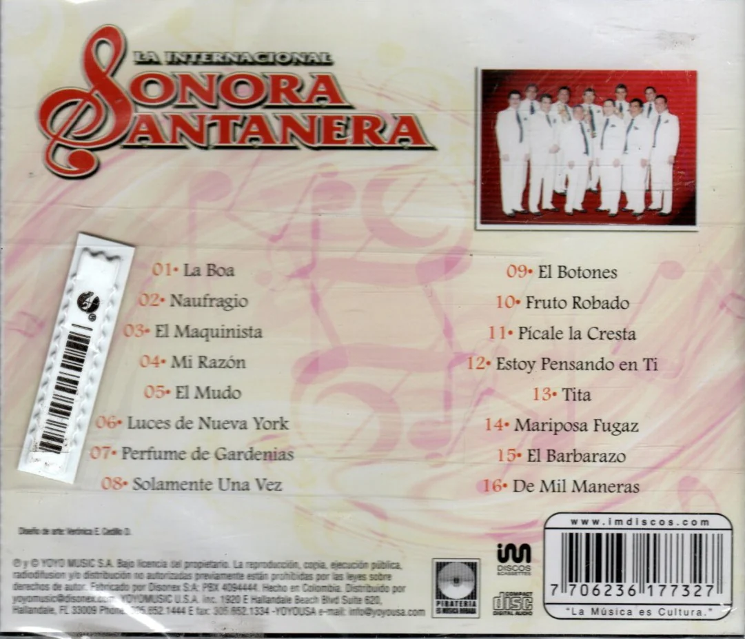 CD Sonora Santanera - La Internacional - Image 2