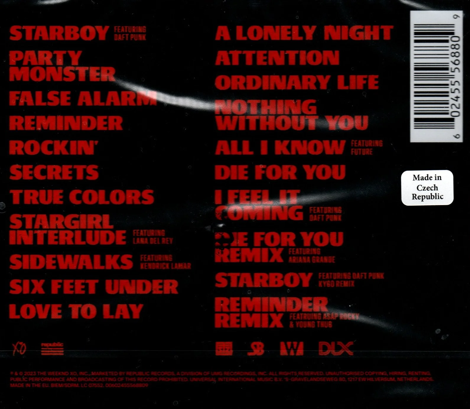 CD The Weeknd - Starboy - Image 2