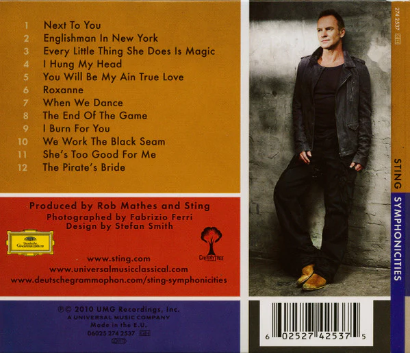 CD Sting – Symphonicities - Image 2