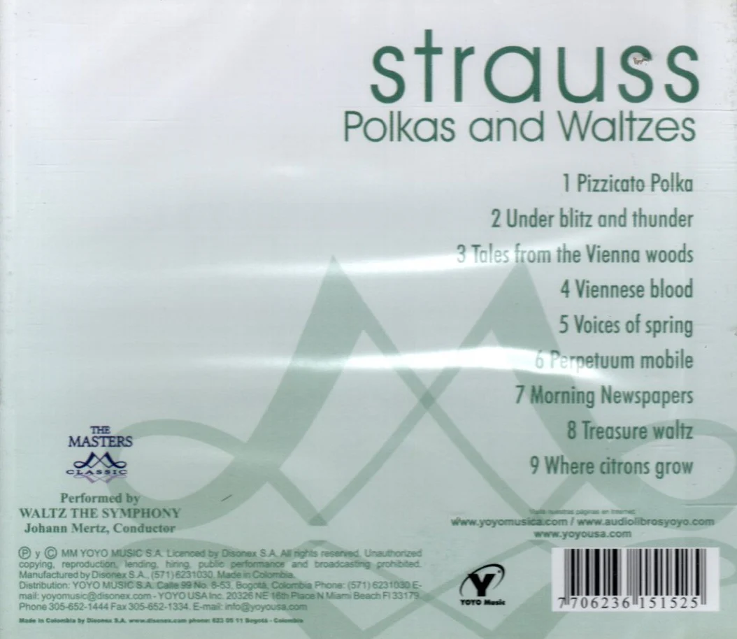 CD Strauss - Polkas And Waltzes - Image 2