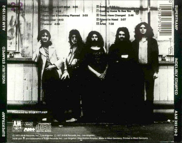 CD Supertramp ‎– Indelibly Stamped - Image 2