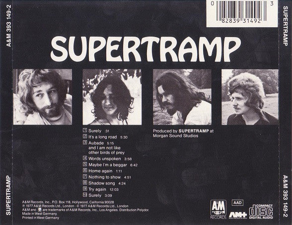 CD Supertramp ‎– Supertramp - Image 2
